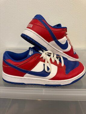 Nike Dunk Low By You Custom Red White Blue Men's 9.5 FN0569-900